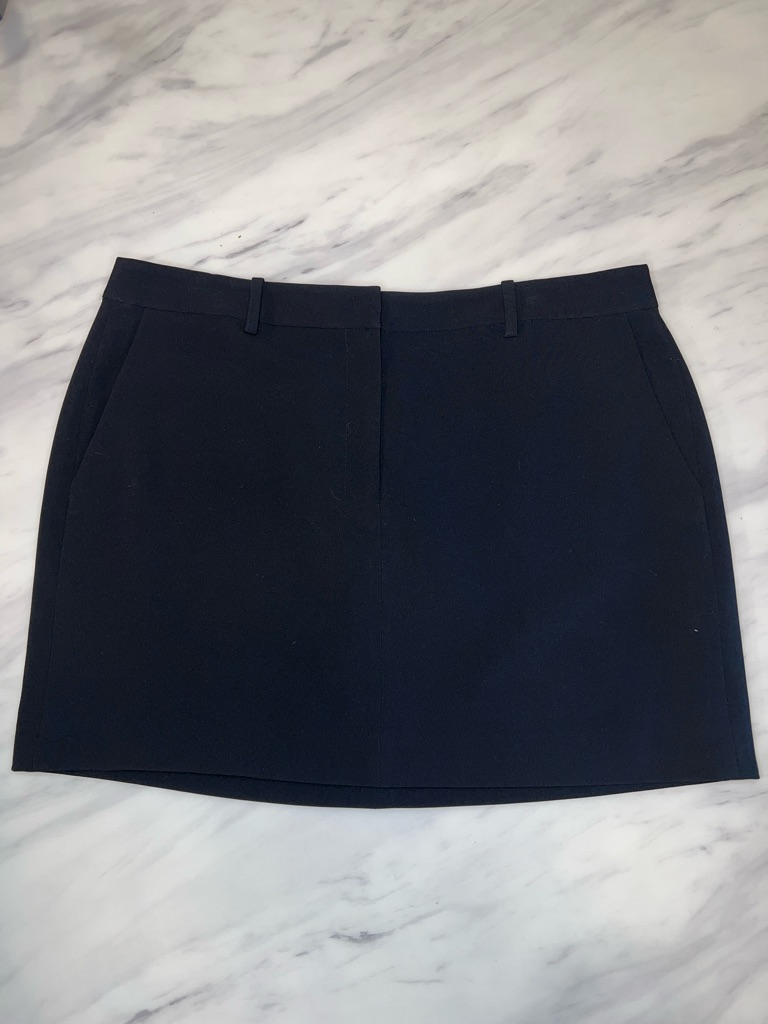 Mini Trouser Skirt In Admiral Crepe